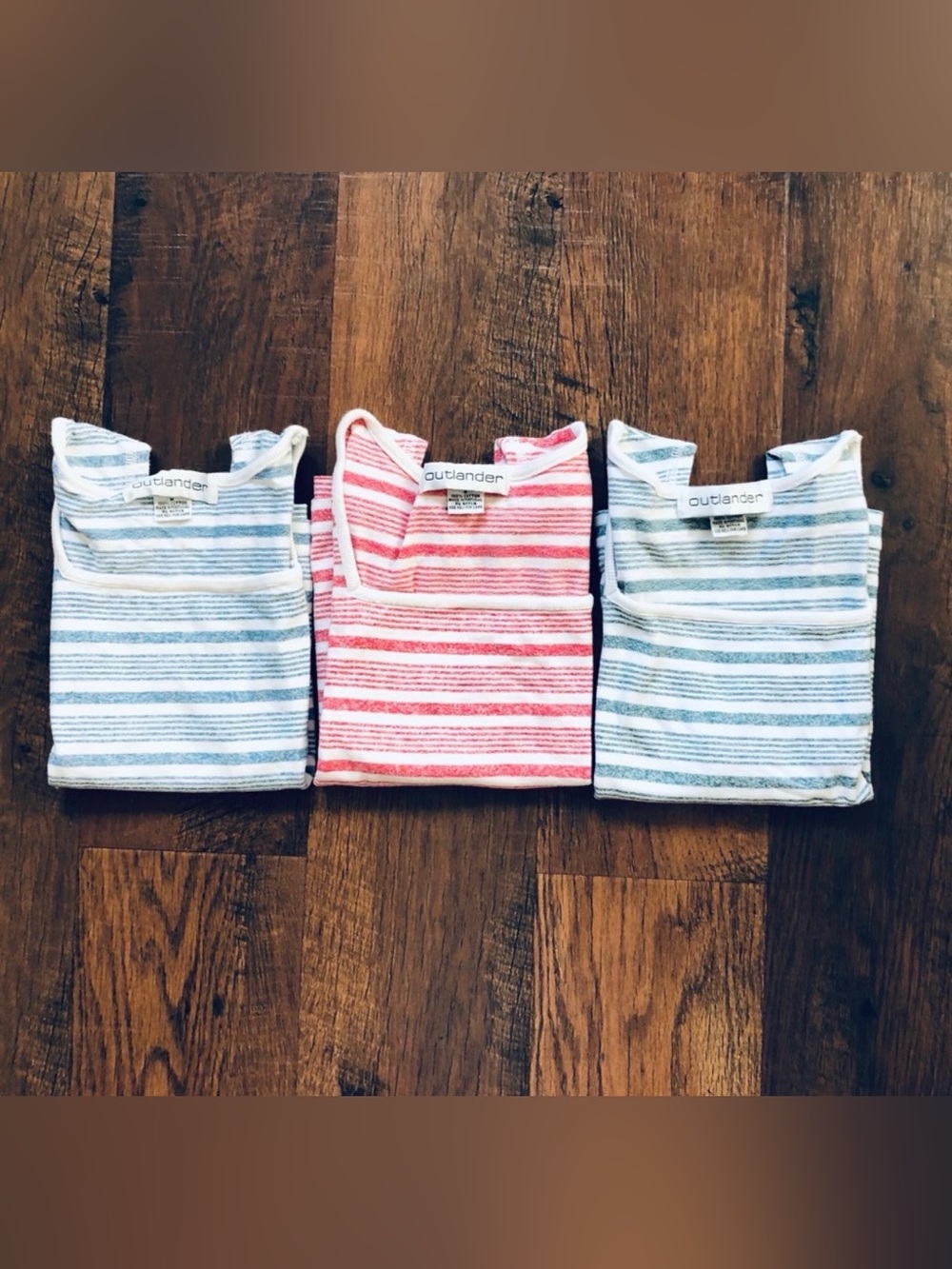OUTLANDER boxy tank top trio, size M